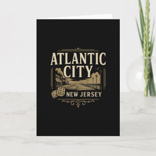 Cartão Férias em Atlantic City Nova Jersey Cassino Jogos