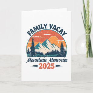Cartão Férias em Família 2025 Memórias da Viagem às Monta