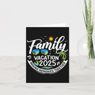 Cartão Férias em Família 2025 Praia Combinando Família Ve