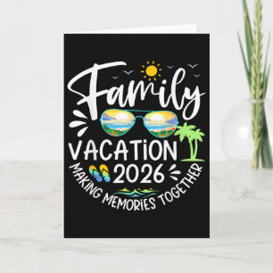 Cartão Férias em Família 2026 Criando Memórias Camiseta D