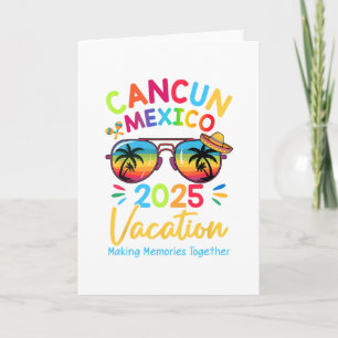 Cartão Férias em Família Cancún México 2025 Criando Memór