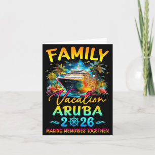 Cartão Férias em Família em Aruba 2026 Grupo de Verão Com