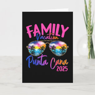 Cartão Férias em Família em Punta Cana 2025 Roupas de Nat
