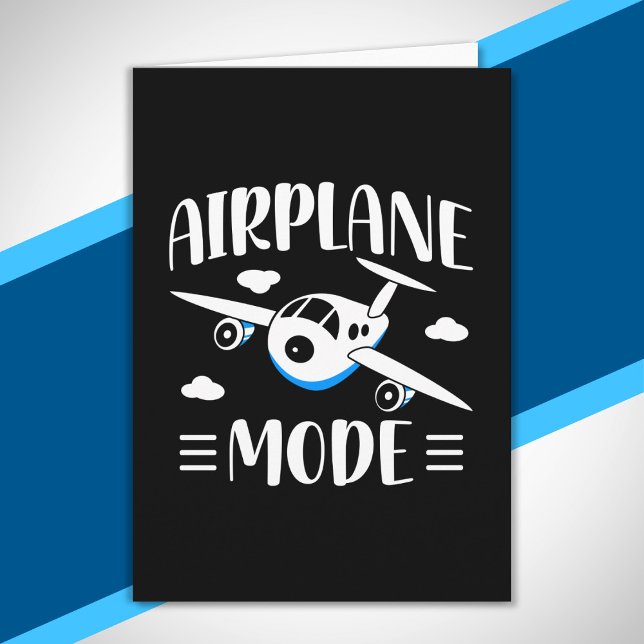 Cartão Férias Familiares - Voando com Crianças - Modo Avi (Criador carregado)