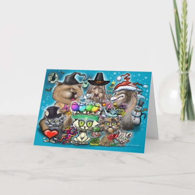 Cartão Férias Felizes (Frente)