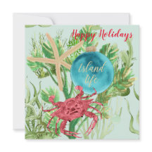 Férias Felizes Caranguejo Vermelho Praça Costeira 