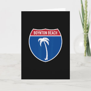 Cartão Férias na rodovia interestadual de Boynton Beach F