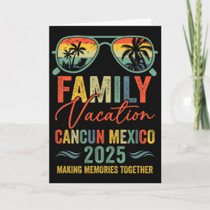 Cartão Férias no Cancun México 2025 Grupo Familiar Combin