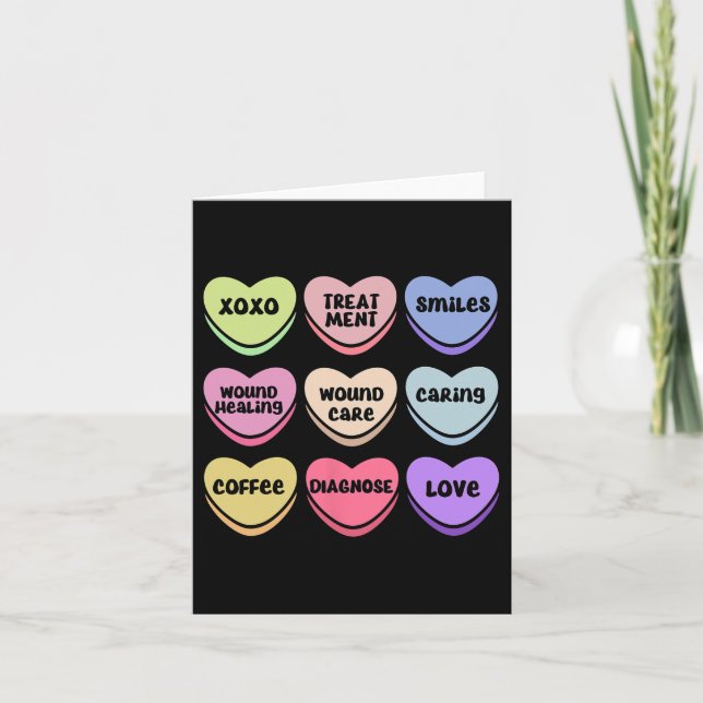 Cartão Feridas Feridas Enfermeiro Enfermeiro Namorados Fe (Frente)