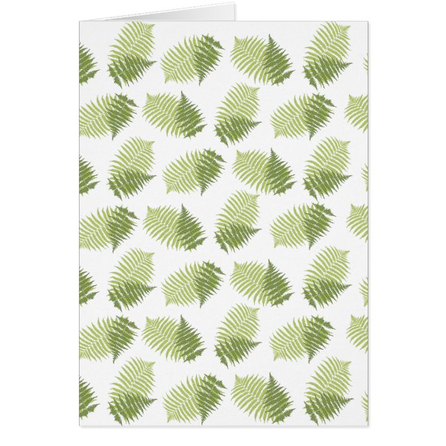Cartão Fern Leaves (Frente)