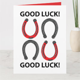 Cartão Ferradura da Sorte Ferradura