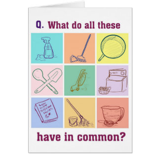 Cartão Ferramentas da maternidade do comércio