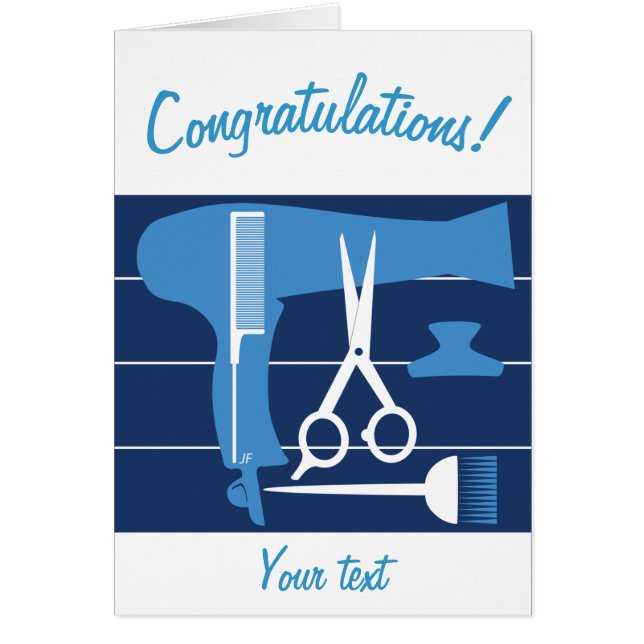 Cartão Ferramentas dos penteados (Frente)