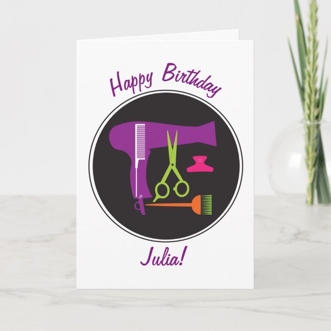 Cartão Ferramentas dos penteados (Frente)