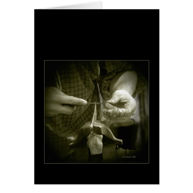 Cartão Ferreiro no trabalho (Frente)