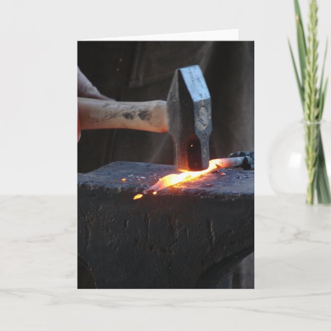 Cartão Ferreiro no trabalho (Frente)