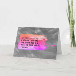 Cartão Ferris Bueller Move o Bonito Vazio de cotação rápi