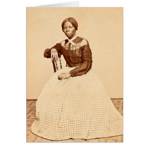 Cartão Ferrovia Subterrânea Abolicionista Harriet Tubman