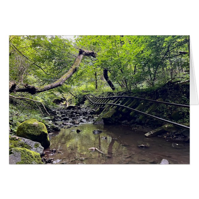 Cartão Ferroviário Abandono (Frente Horizontal)