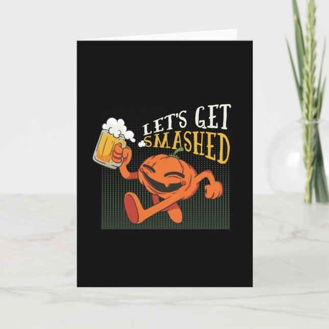 Cartão festa de abóbora (Frente)