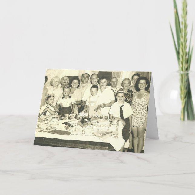 CARTÃO FESTA DE ANIVERSÁRIO DA FAMÍLIA! (Frente)