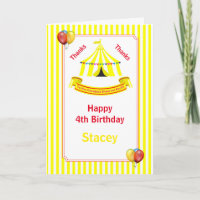Festa de aniversário de Circo Amarelo