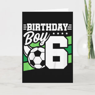 Cartão Festa de Aniversário de Futebol Infantil - Menino
