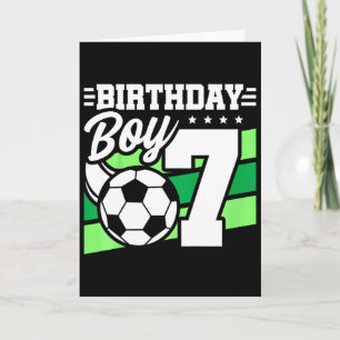 Cartão Festa de Aniversário de Futebol Infantil - Menino