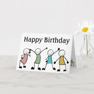Cartão Festa de Aniversário do Homem de Pau