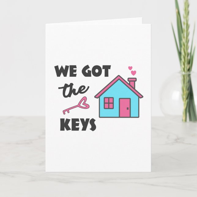 Cartão Festa de Aquecimento Doméstico. (Frente)