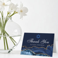 Festa de Bat Mitzvah personalizável agradecimento