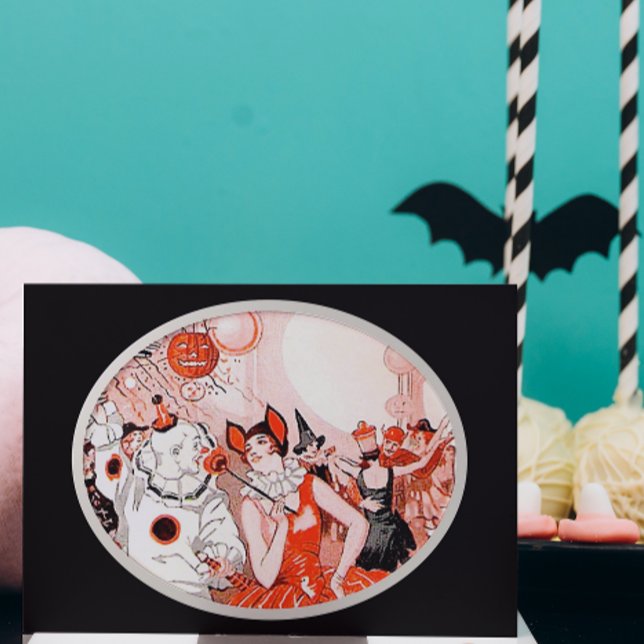 Cartão Festa de Costume de Halloween (Criador carregado)