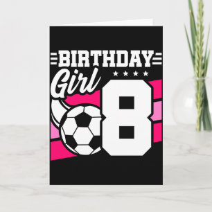 Cartão Festa de Futebol de 8 Anos de Idade 8º Aniversário