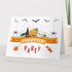 Cartão Festa de Halloween
