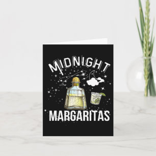 Cartão Festa de Margaritas à Meia-Noite Para Bruxa de Hal