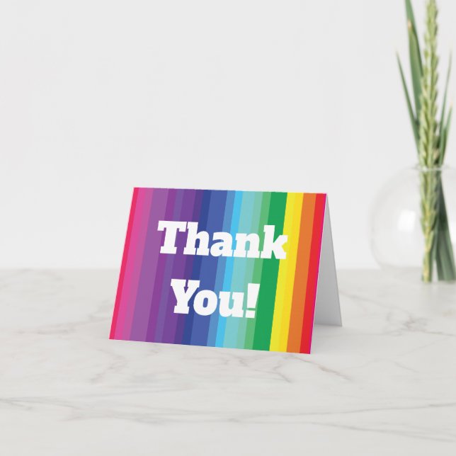 Cartão Festa de primeiro aniversario do Mod Rainbow Color (Frente)