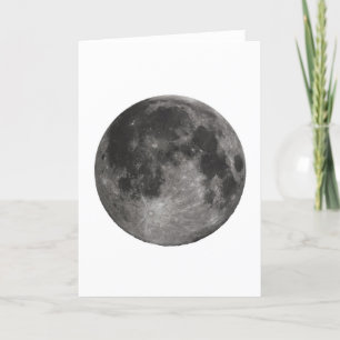 Cartão Festa Espacial da Lua Escritório Chuveiro Paz Amor