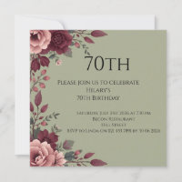 Festa Noturna Elegante de Aniversário de 70 anos c