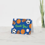 Cartão Festas de aniversário Esportivas Cuecas<br><div class="desc">Este design giro com bolas de futebol,  bolas de futebol,  bolas de basquete e bolas de baseball é excelente para uma festa de aniversário de criança de tema esportivo!  Perfeito para um nascer no verão ou primavera!  Excelente para rapazes e raparigas que adoram esportes!</div>