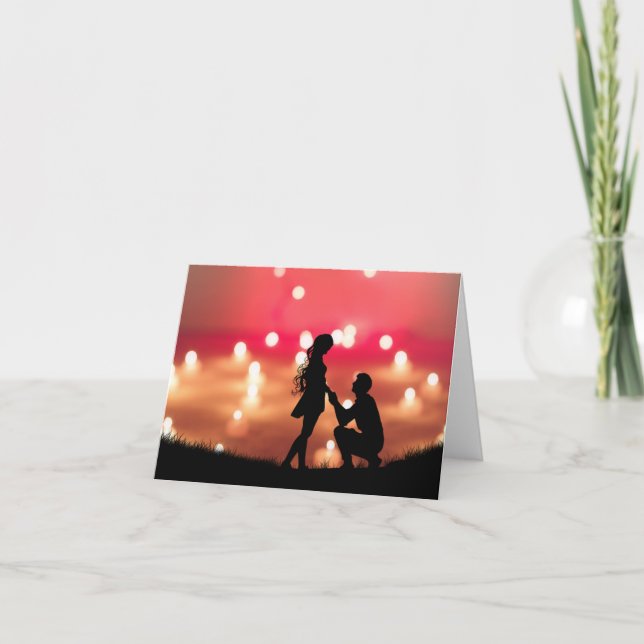 Cartão Festas de noivado! (Frente)