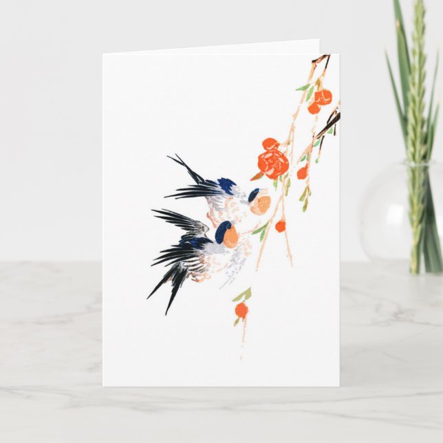 Cartão Festival chinês de Qixi do dia dos namorados (Frente)