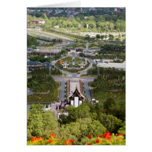 Cartão Festival da flor de Ratchaphruek