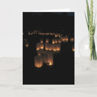 Cartão Festival de lanterna