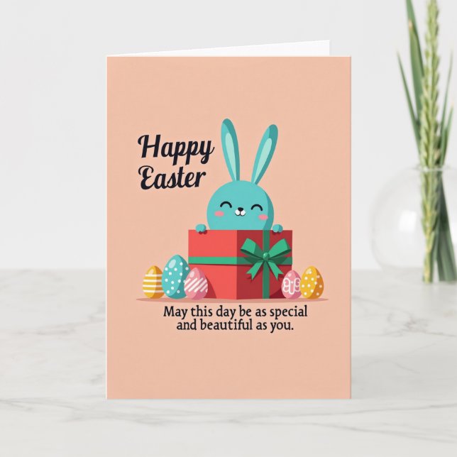 Cartão Festive Creature Gift Box Card (Frente)