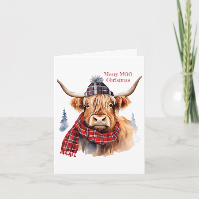 cartão festivo de Natal (Frente)