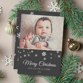 Cartão Festivo Moderno de Natal Feliz