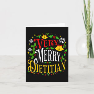 Cartão Festivo Muito Feliz Comida natalícia Dietitiana