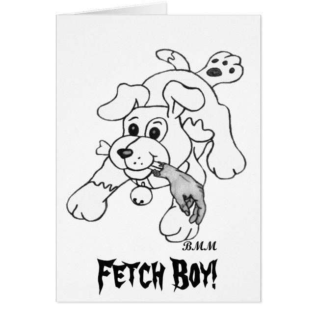 Cartão Fetch Boy (Frente)