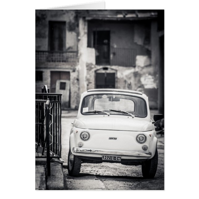 Cartão Fiat 500, Cinquecento, Itália (Frente)