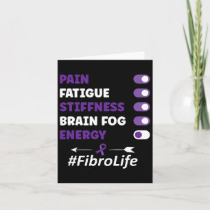 Cartão Fibromialgia Fibromialgia Sensibilização